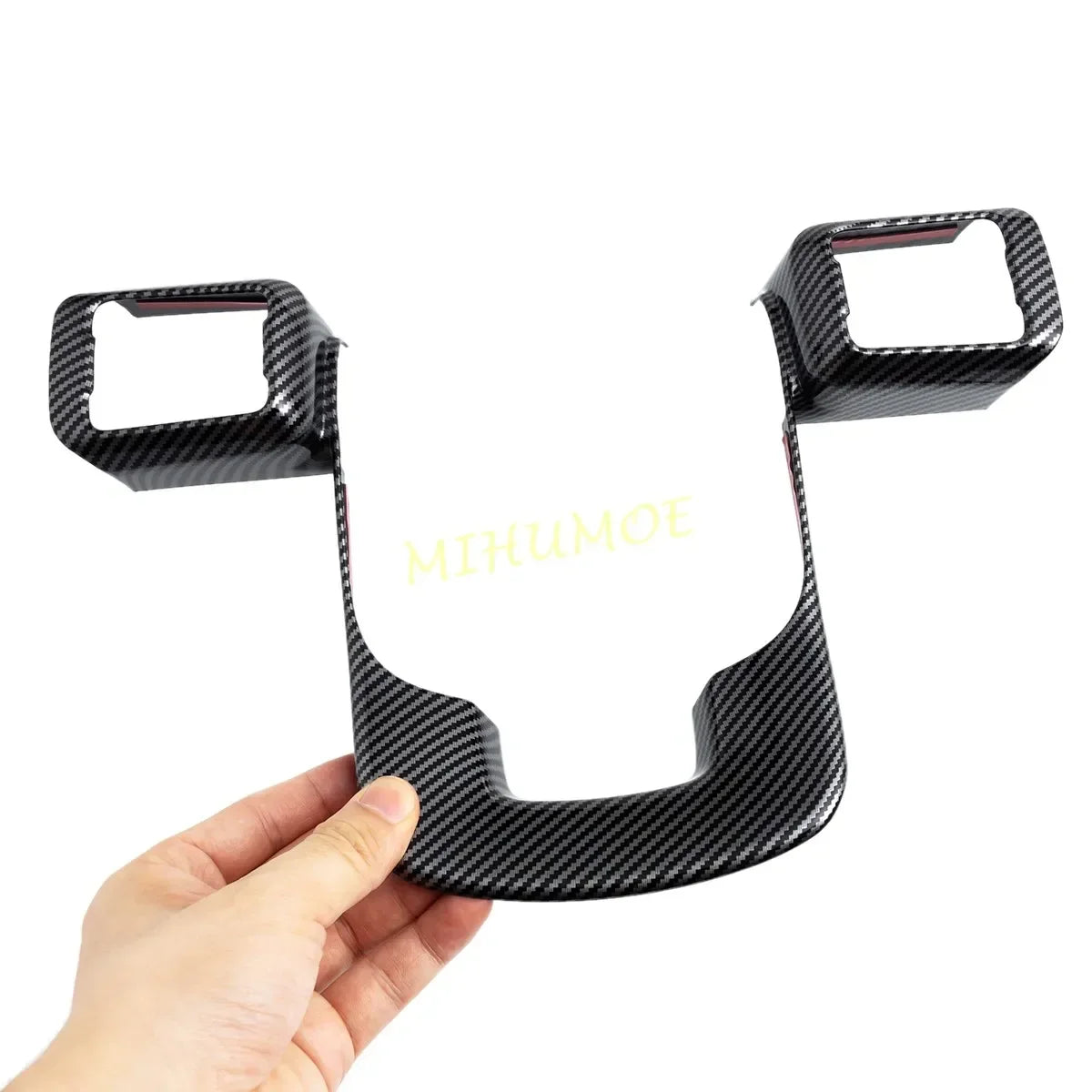 For 2024 2025 Hyundai Santa Fe Carbon Fiber Interior Car Steering Wheel Switch Cover Trims Accessories