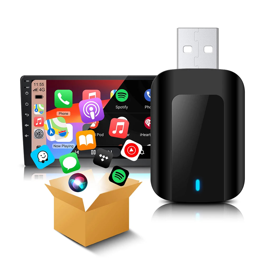 Wireless Adapter CarPlay Android Auto 2in1 Smart Dongle Play&Plug For Citroёn Aircross Berlingo Multispace C4 Picasso C5 Break
