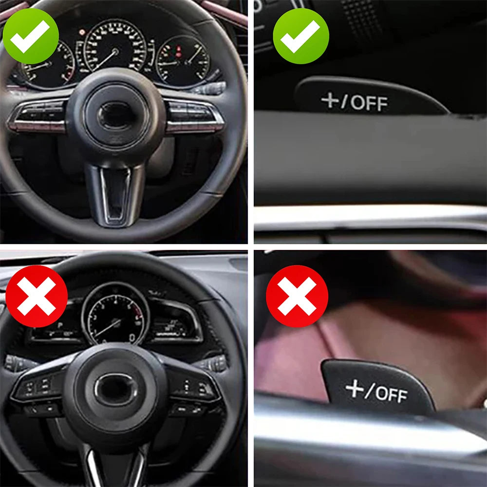 Car Steering Wheel Shift Paddle Shifter For Mazda 3 Mazda3 CX30 CX-30 2020 2021 2022 2023 CX-50 CX-60 CX-90 2024 Accessories