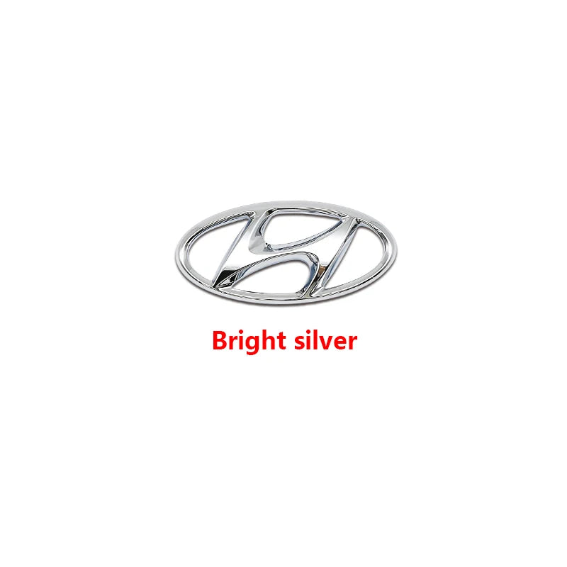 ABS Hyundai Car Logo Front Grille Decoration Sticker Accessories For Tucson I40 ix25 ix35 Emblem Accent Elantra Santa fe Sonata