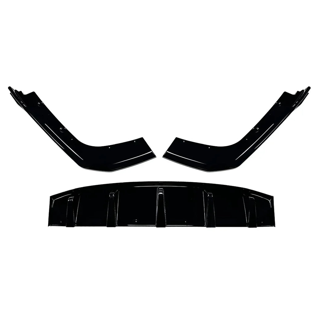 Carbon Fiber Style/Gloss Black Car Rear Bumper Diffuser Lip Spoiler For KIA Stinger 2018 2019 2020 2021 Rear Diffuser Body Kit