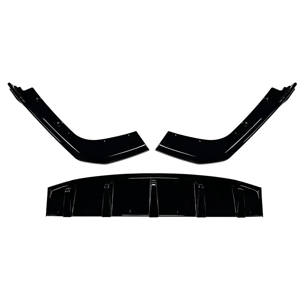 Carbon Fiber Style/Gloss Black Car Rear Bumper Diffuser Lip Spoiler For KIA Stinger 2018 2019 2020 2021 Rear Diffuser Body Kit