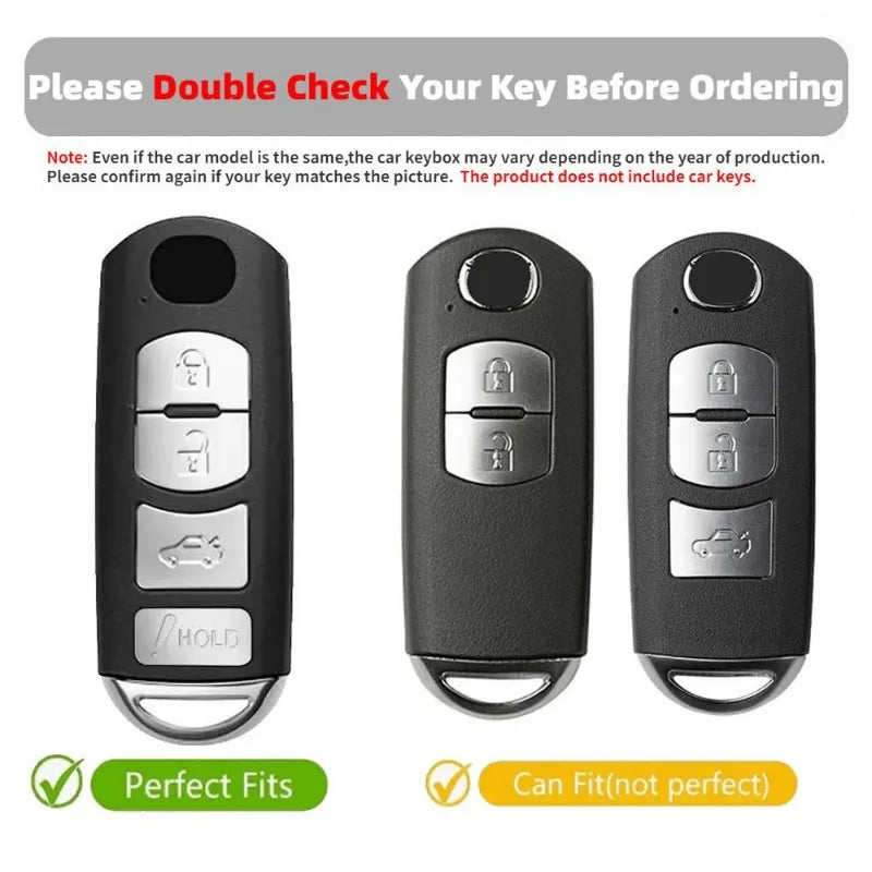 For Mazda 2 3 6 Atenza Axela Demio CX-5 CX5 CX-3 CX7 CX-9 2015 2016 2017 2018 2019 Accessories TPU Car Remote Key Case Cover