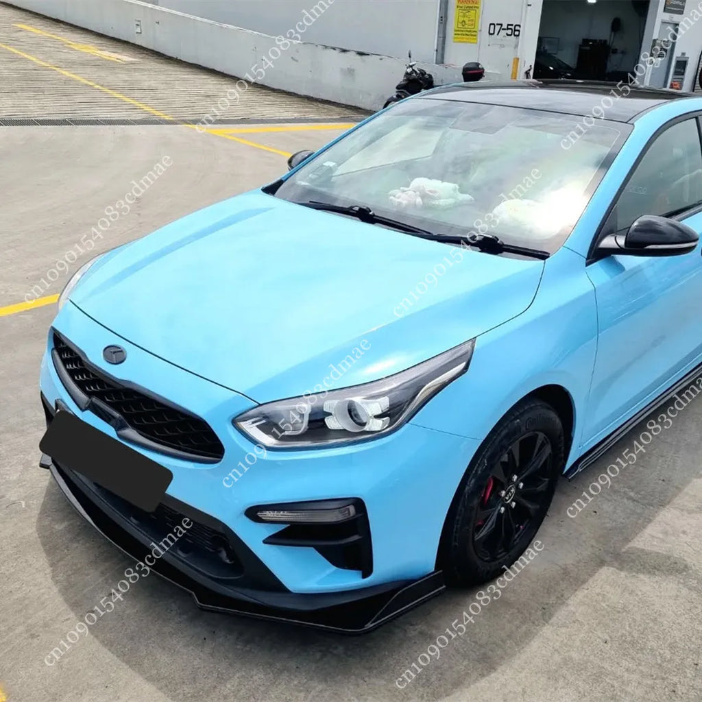 Front Bumper Lip Splitter Diffuser for Hyundai Cerato Kia K3 Forte GT 2018-2021 Spoiler Body Kit Accessories Tuning Gloss ABS