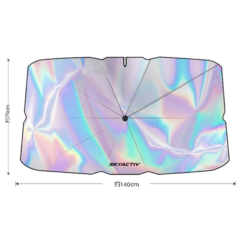 Car Sunshade Accessories Suitable for Mazda Car Front Glass Sunshade Atenza CX-5 CX-8 CX-9 CX-30 MX5 Skyactiv BT-50