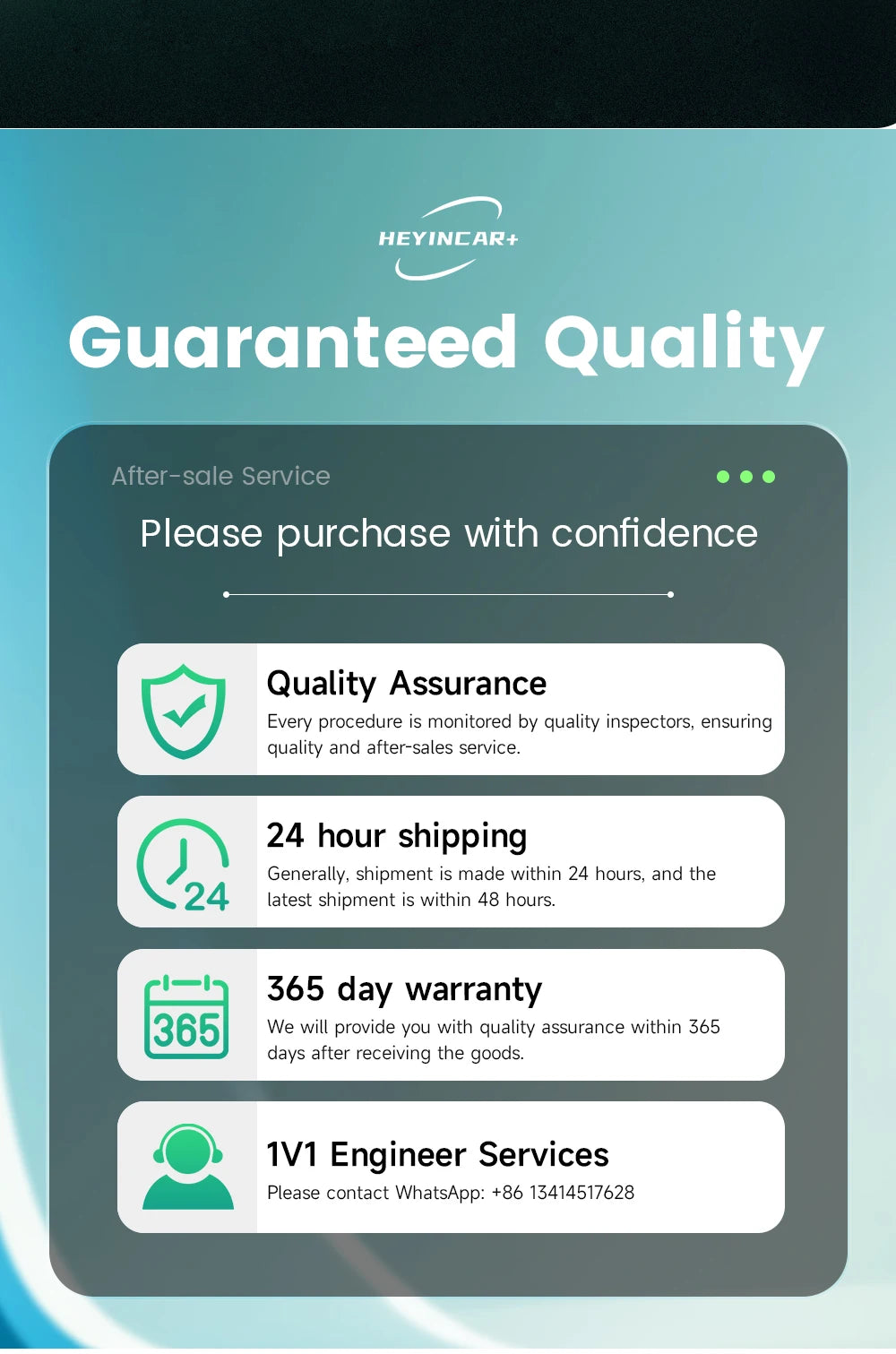 HEYINCAR Baidu Carlife to Carplay Wireless Adapter Auto Connect, Supports Online Music, Map Navigation