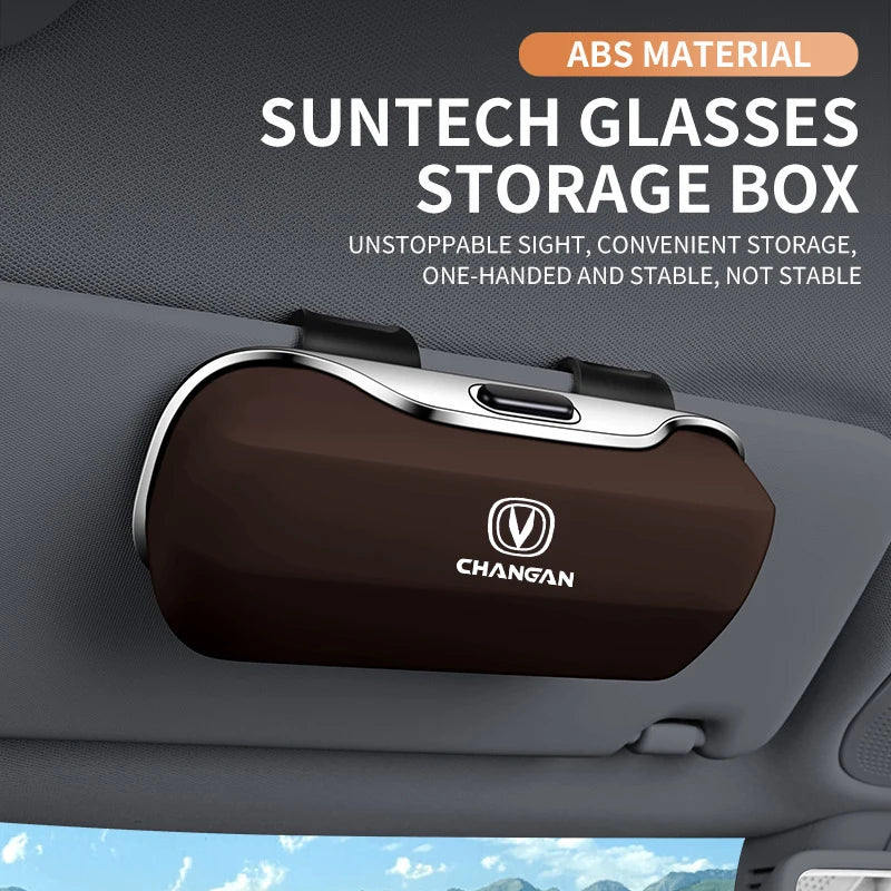 شانجان لامور 2025 CS35 CS55 CS75 CS85 Plus Hunter F70 X7 Accessories Car Visor Sunglasses Glasses Case Glasses Holder Glasses Clip Box