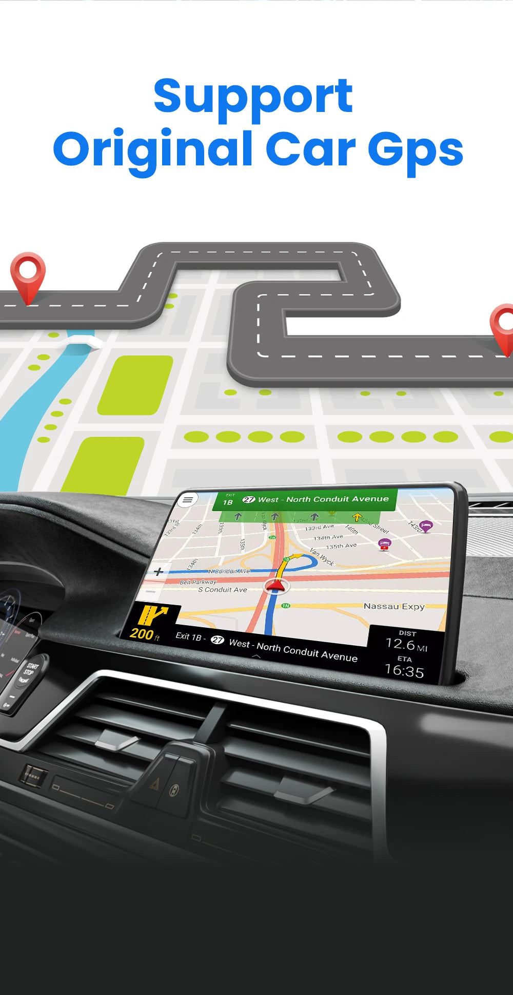 Android Auto Wireless Carplay Type-c USB Bluetooth Wifi Plug and Play 2In1 Dongle For Chevrolet Citroen Buick Cadillac Chery VW