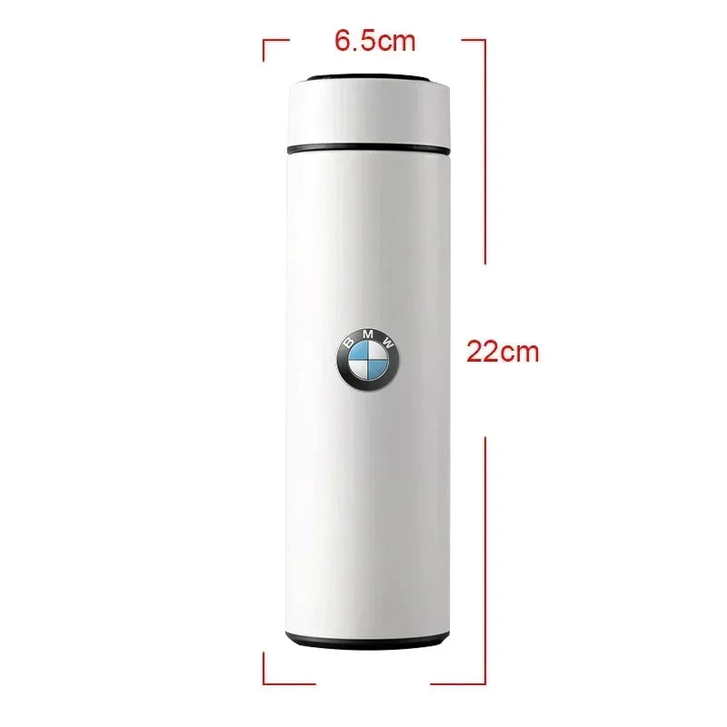 ترمس ذكي للسيارة مع عرض درجة الحرارة وكوب قهوة مناسب لسيارات BMW F20 F40 F22 F30 E90 F32 F10 F06 F07 F46 M3 M4 M5 E60 Z4 G20