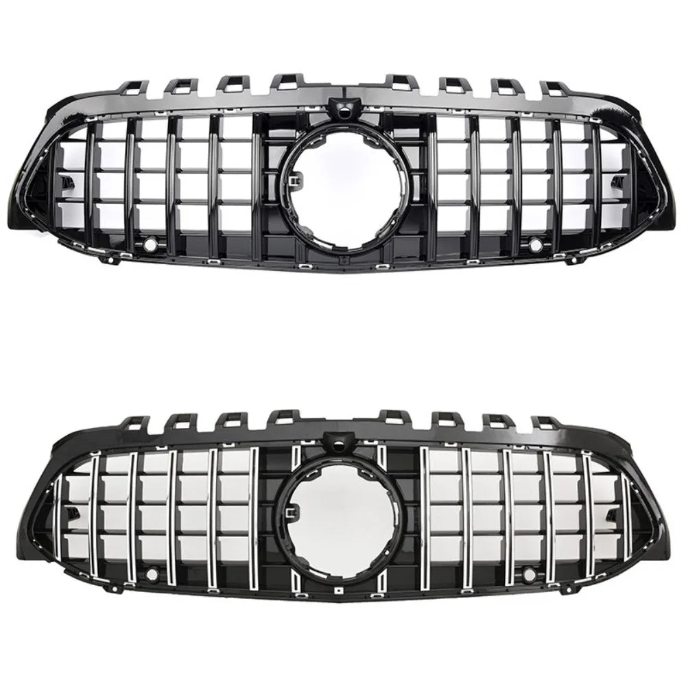 لمرسيدس بنز W177 موديل 2019 2020 2021 2022 A35 Style Auto Front Bumper Panamericana GTR Grille Racing Grill Amg GT Grill