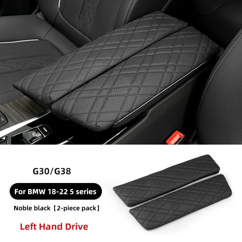 وسادة صندوق مسند ذراع السيارة لسيارات BMW G30 G38 G32 6GT 2018-2023 غطاء صندوق مسند الذراع المركزي للسيارة حصيرة حماية ملحق التصميم الداخلي