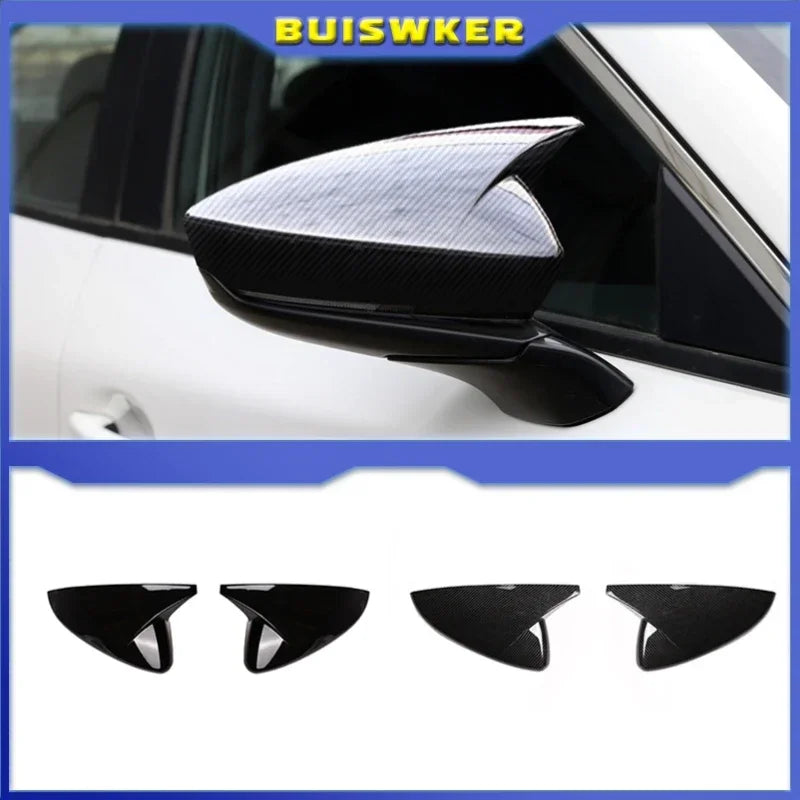 For Mazda 3 Axela BP Accessories 2021 2020 2019 2022 Car Rearview Mirrors Cover Decorative ABS Exterior Modification Products