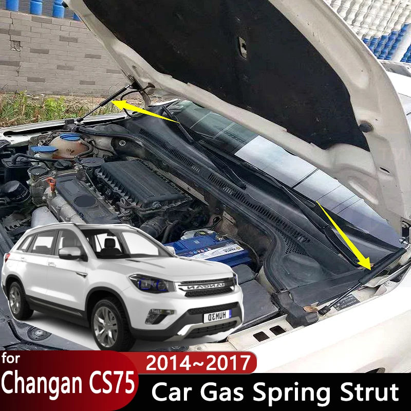 لـ Changan CS75 2014 2015 2016 2017 أغطية محرك السيارة قضيب هيدروليكي غطاء أمامي ممتصات الصدمات قضيب دعم دعامة زنبرك الملحقات