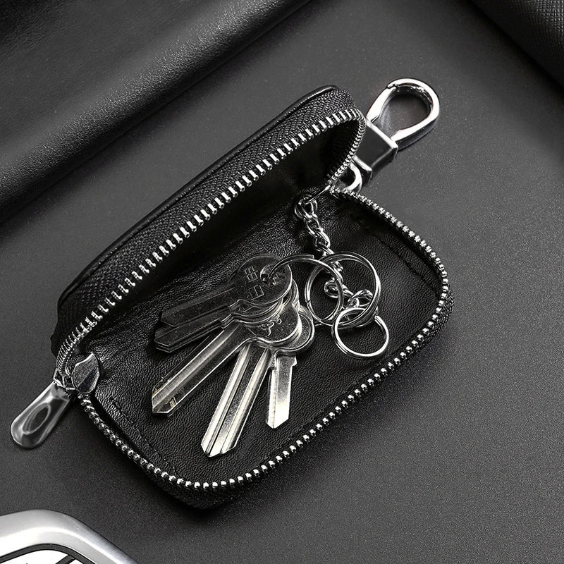 For Mazda Axela Atenza Demio 3 6 2 323 CX3 CX5 MX3 RX8 MP MS Auto Accessories Car Logo Leather Key Case Wallet Cover