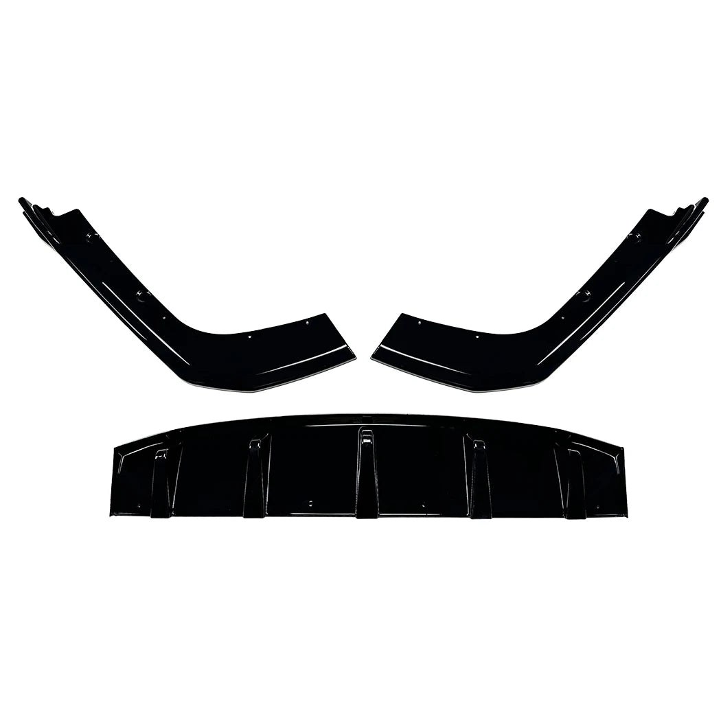 Carbon Fiber Style/Gloss Black Car Rear Bumper Diffuser Lip Spoiler For KIA Stinger 2018 2019 2020 2021 Rear Diffuser Body Kit