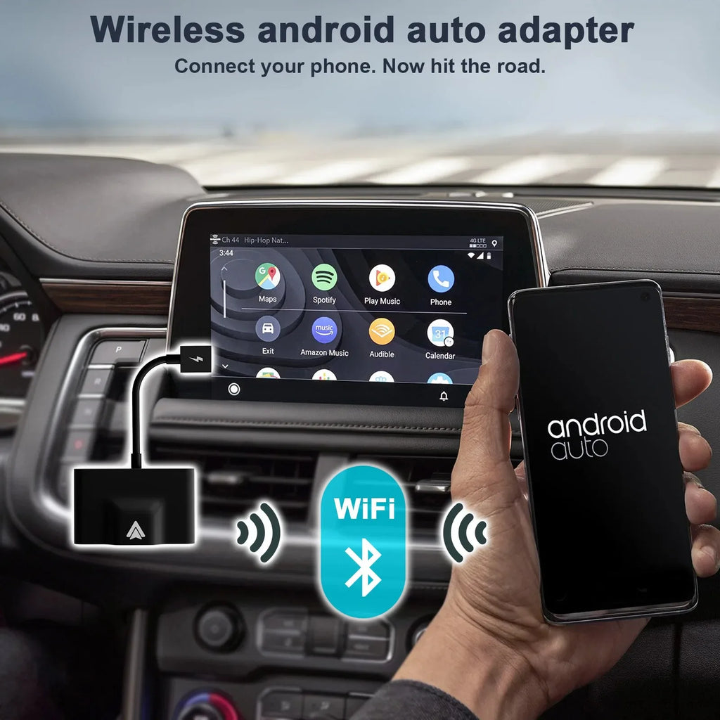 Wireless CarPlay Adapter for Android/Iphone IOS Convert Wired CarPlay to Wireless Dongle Plug Paly USB/Type-C Auto Car Adapter