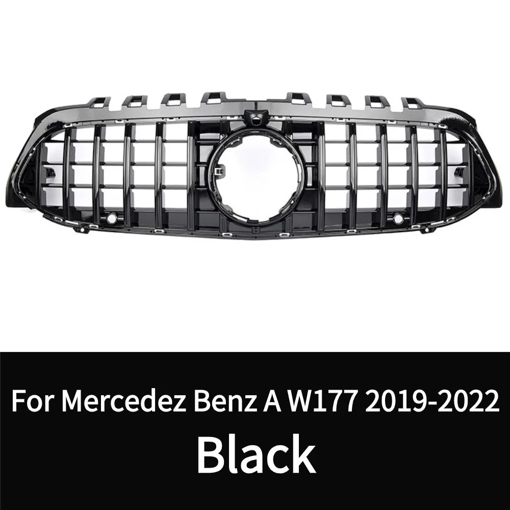 لمرسيدس بنز W177 موديل 2019 2020 2021 2022 A35 Style Auto Front Bumper Panamericana GTR Grille Racing Grill Amg GT Grill