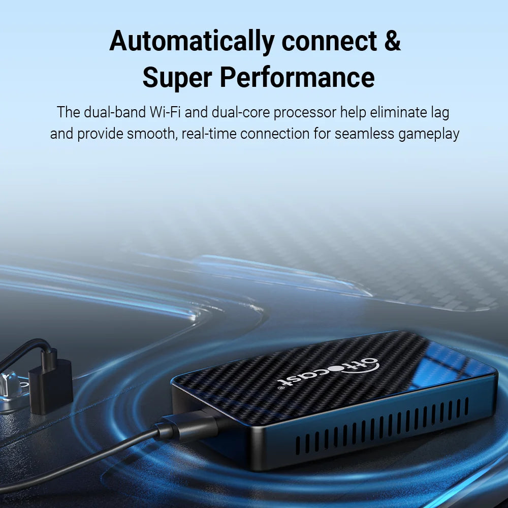 Play2Video Pro Wireless CarPlay Android Auto Adapter for Factory Cars with Builtin Apps for YouTube Spotify