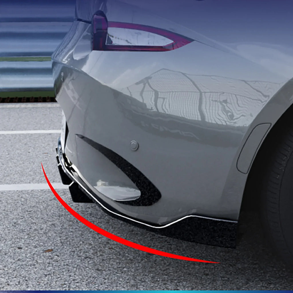 Car Rear Bumper Diffuser Lip ABS Boot Spoiler Splitter For Mazda MX-5 MX5 Miata ND 2016-2025 Carbon Fiber Look/Black Bumper Trim