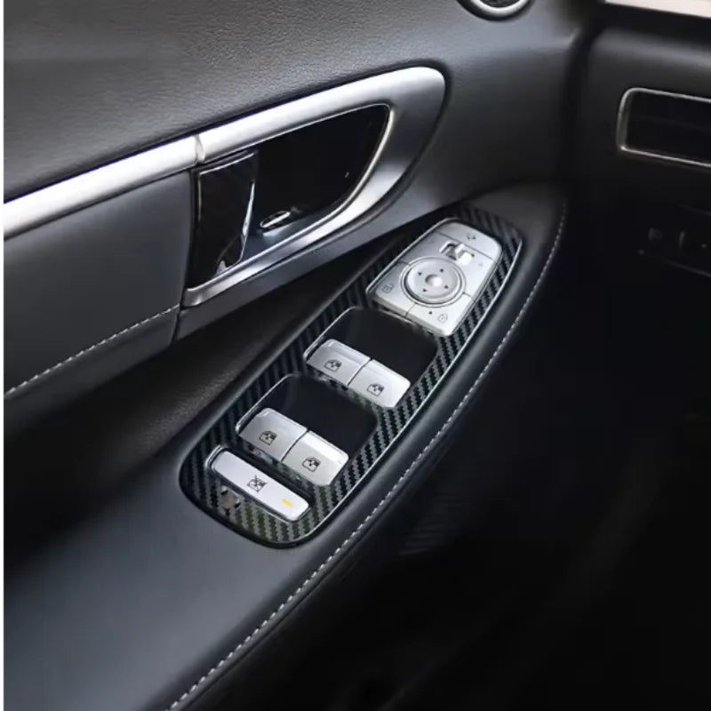 LHD for Hyundai 11th Sonata DN8 2024 Central control gear USB charger panel decorative frame interior modification accessories