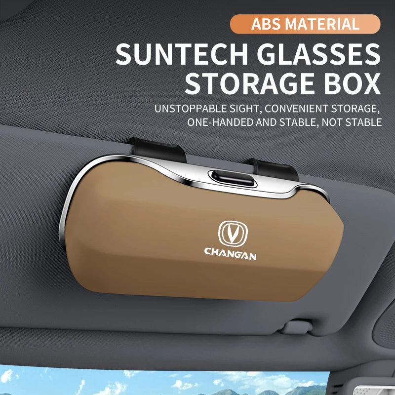 شانجان لامور 2025 CS35 CS55 CS75 CS85 Plus Hunter F70 X7 Accessories Car Visor Sunglasses Glasses Case Glasses Holder Glasses Clip Box