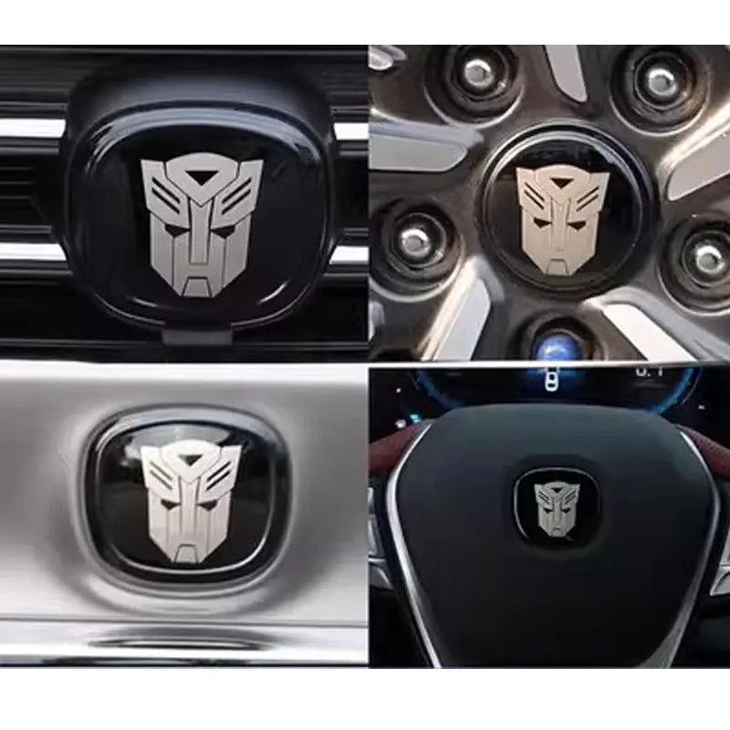 ملصقات شعار سيارة Changan CS55 PLUS موديل 2024، ملصق معدني لعجلة القيادة الأمامية والخلفية