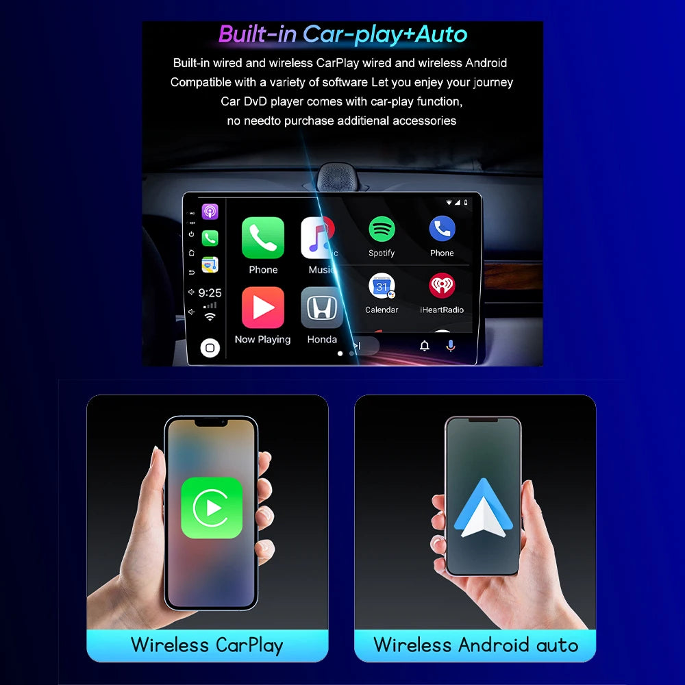 Car Radio For Hyundai i10 2007 2008 2009 2010 2011 - 2013 Multimedia Video Player GPS Stereo CarPlay 4G Navigationv Android 15