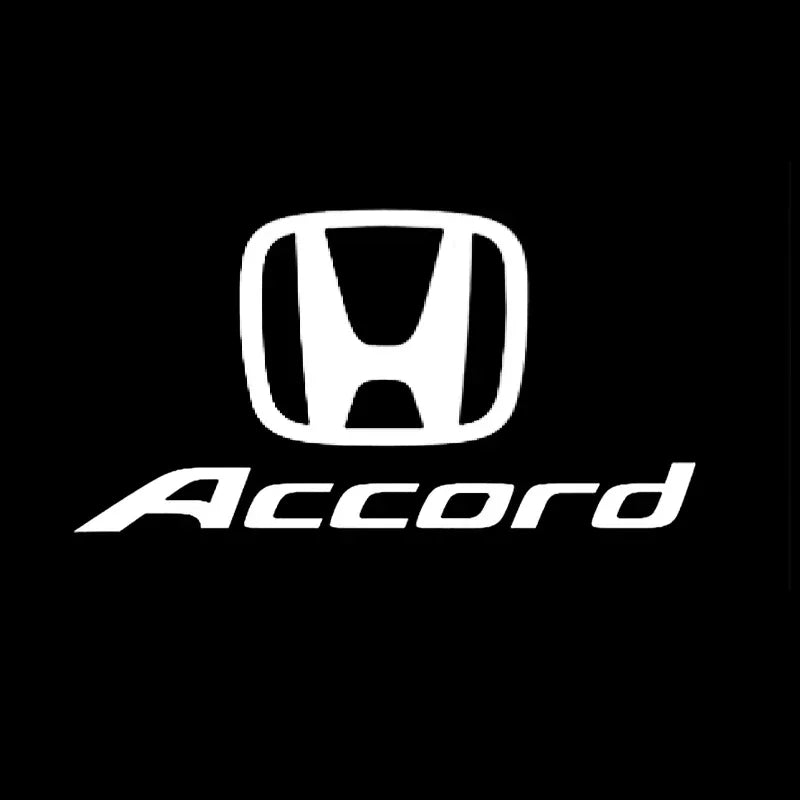 طقم من قطعتين من مصابيح باب السيارة بشعار ليزر لإضاءة الترحيب لسيارة هوندا سيفيك FIT CRV Accord Jazz HRV Dio Stepwgn Prelude Odyssey