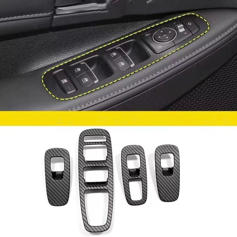 LHD for Hyundai 11th Sonata DN8 2024 Central control gear USB charger panel decorative frame interior modification accessories