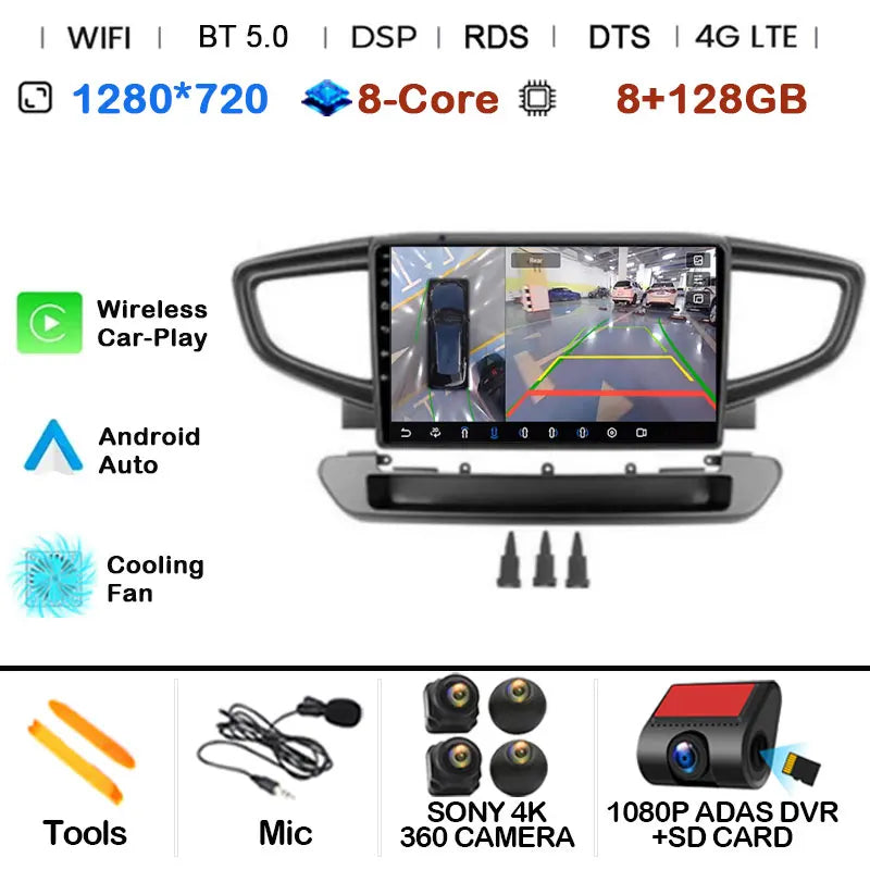 Android 15 For Hyundai IONIQ 2016 2017 2018 2019 2020 Multimedia Navigation GPS Autoradio Player Screen TV Car Radio No 2Din DVD