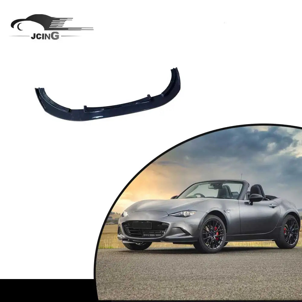 Carbon Fiber Front Bumper Lip For Mazda MX5 2022-2023