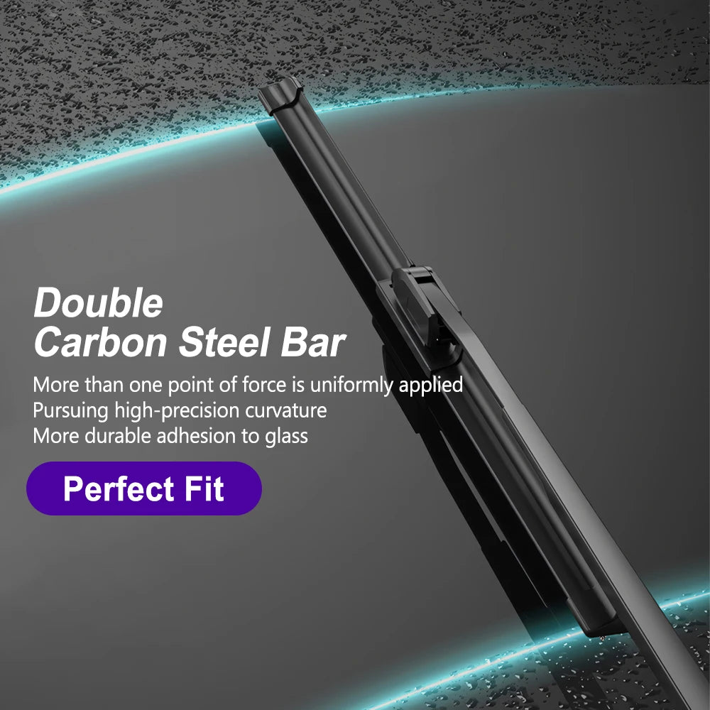 Silicone Car Wiper Blades for Hyundai	i40		2011-2019  - All Weather Silent Wiper Blades, Quick Release Clip