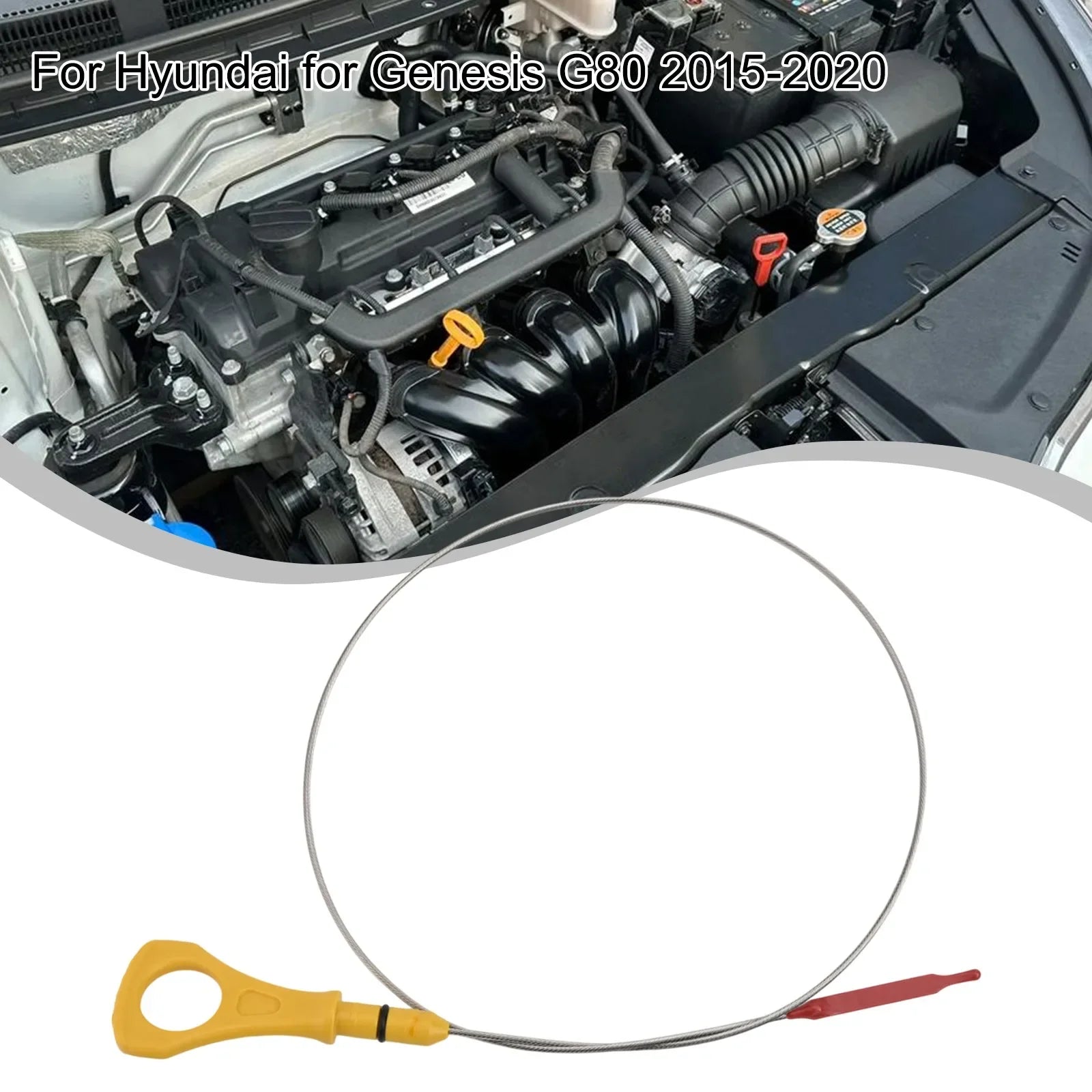 Engine Oil Dipstick with Robust Material for For HYUNDAI For GENESIS G80 Years of Production from 2016 to 2019