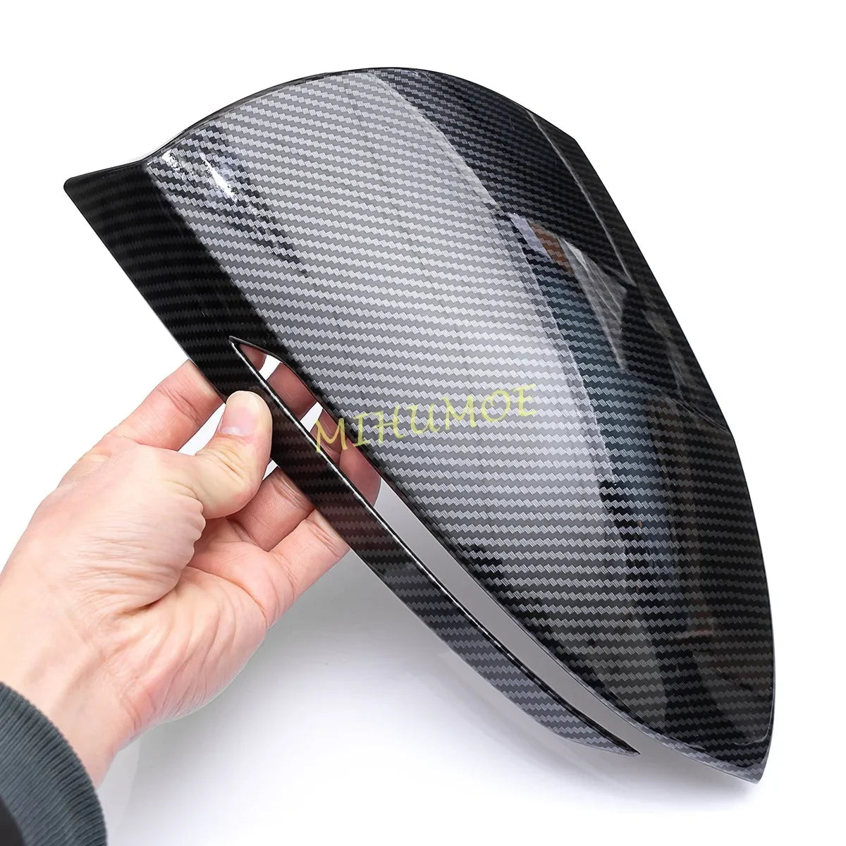 For 2021-2025 Hyundai Tucson Car Exterior Side Rearview Mirror Cover Cap Carbon Fiber Style 2022 2023 2024