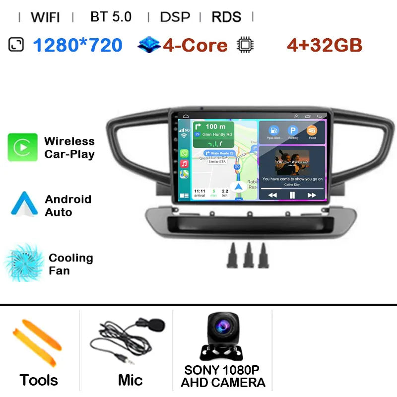 Android 15 For Hyundai IONIQ 2016 2017 2018 2019 2020 Multimedia Navigation GPS Autoradio Player Screen TV Car Radio No 2Din DVD