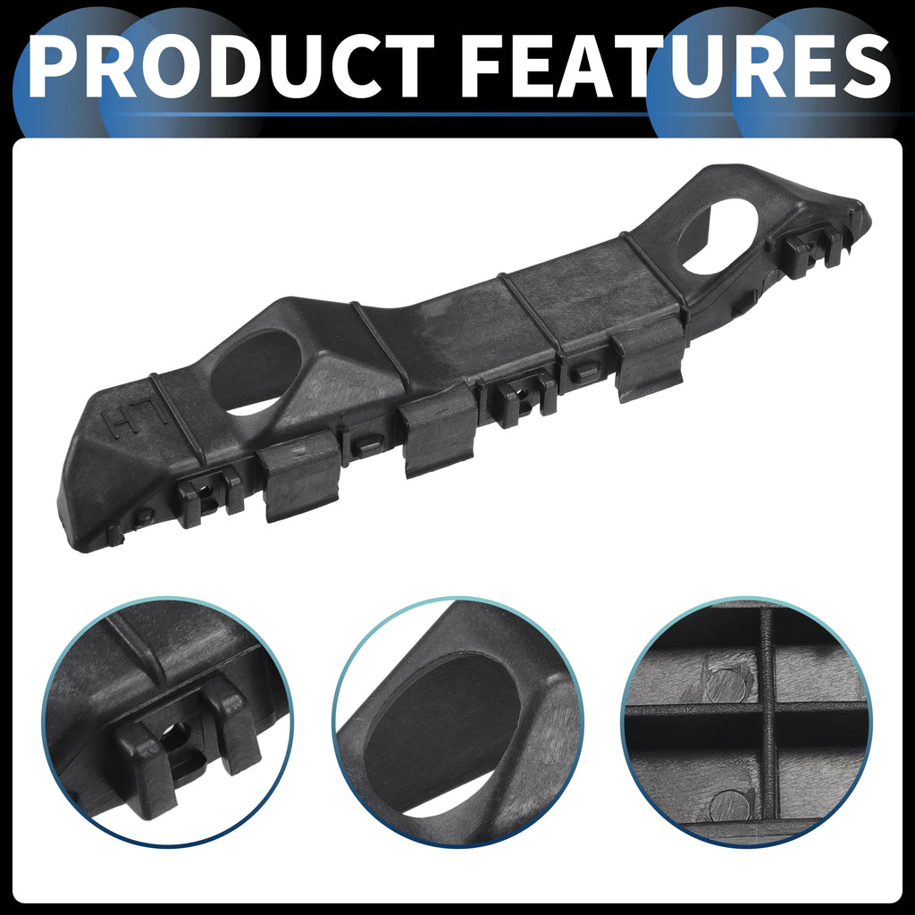 UXCELL Bumper Support Bracket Left Right Side Front Bumper Retainer for Kia Picanto 2012 865131Y000 865141Y000