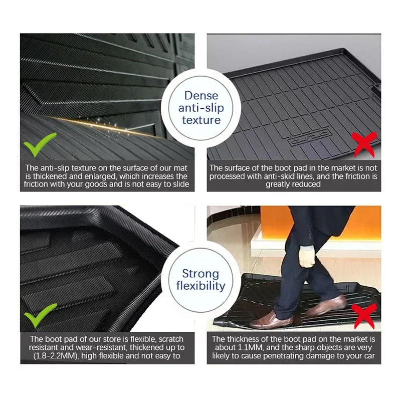 Car for Mazda CX 30 2022 Accessories CX-30 CX30 DM 2020~2023 Car Cargo Tray Trunk Organizer Rear Mats Accessories EVA Material