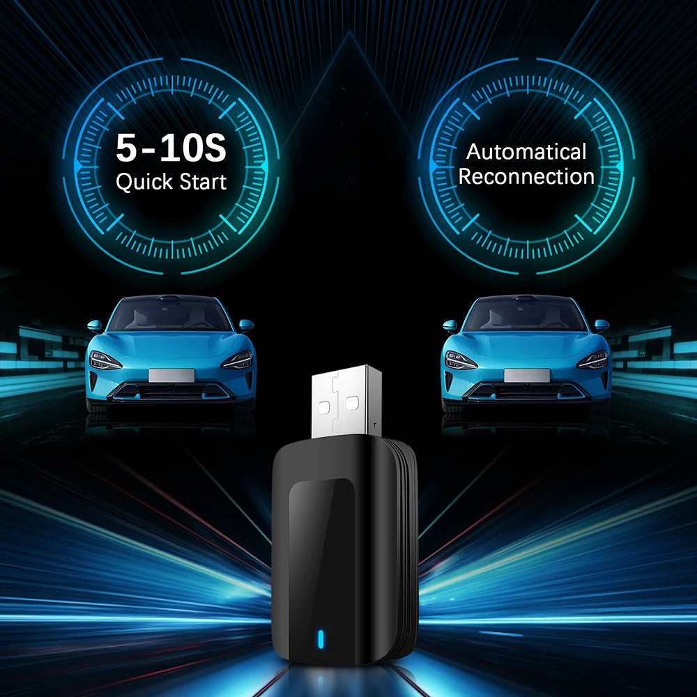 Wireless Adapter CarPlay Android Auto 2in1 Smart Dongle Play&Plug For Citroёn Aircross Berlingo Multispace C4 Picasso C5 Break