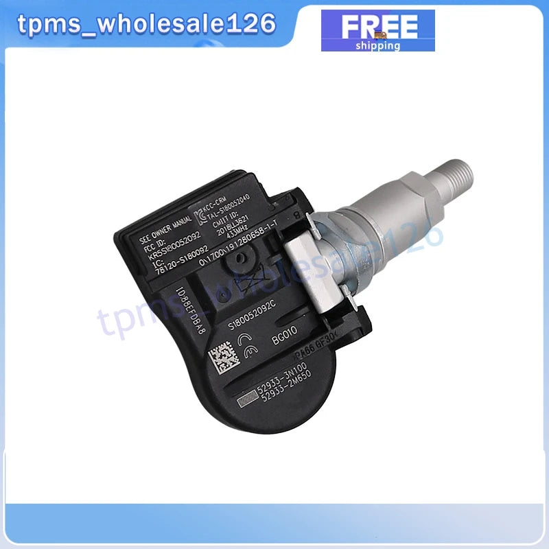 For 2012-2016 Hyundai I30 [GD] Genesis Coupe [BK] Santa Fe Iii [DM] 52933-3N100 Tire Pressure Sensor 4PCS TPMS 433MHZ 529332M650