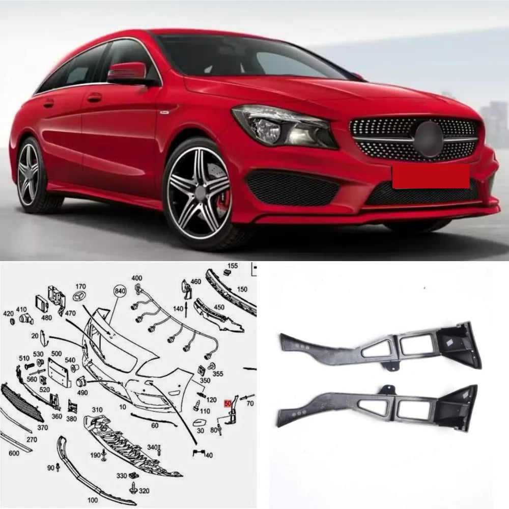 حامل المصد A1178850521 A1178850021 لسيارة مرسيدس بنز CLA-Class CLA كوبيه W117 2013-2016
