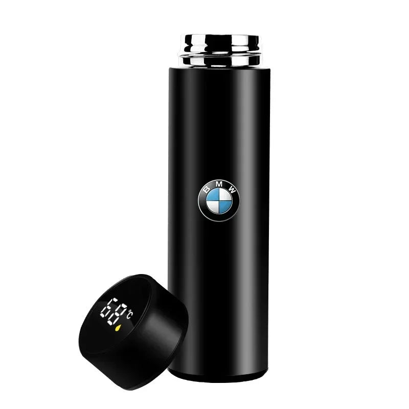 ترمس ذكي للسيارة مع عرض درجة الحرارة وكوب قهوة مناسب لسيارات BMW F20 F40 F22 F30 E90 F32 F10 F06 F07 F46 M3 M4 M5 E60 Z4 G20