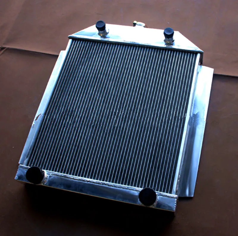 مشعاع ألومنيوم بثلاثة صفوف لسيارات فورد ذات المحرك المسطح V8 MT موديلات 1949-1953، موديلات 1950-1951-1952