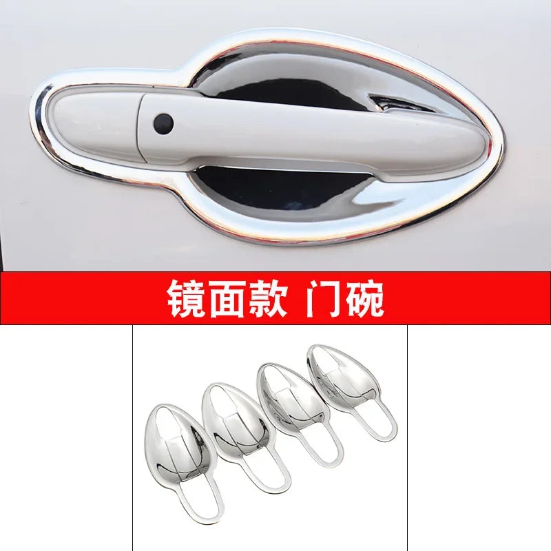 Car Accessories For Mazda CX-5 2013 2014 2015 2016 Exterior door bowl protective cover decorative sequin car stickers