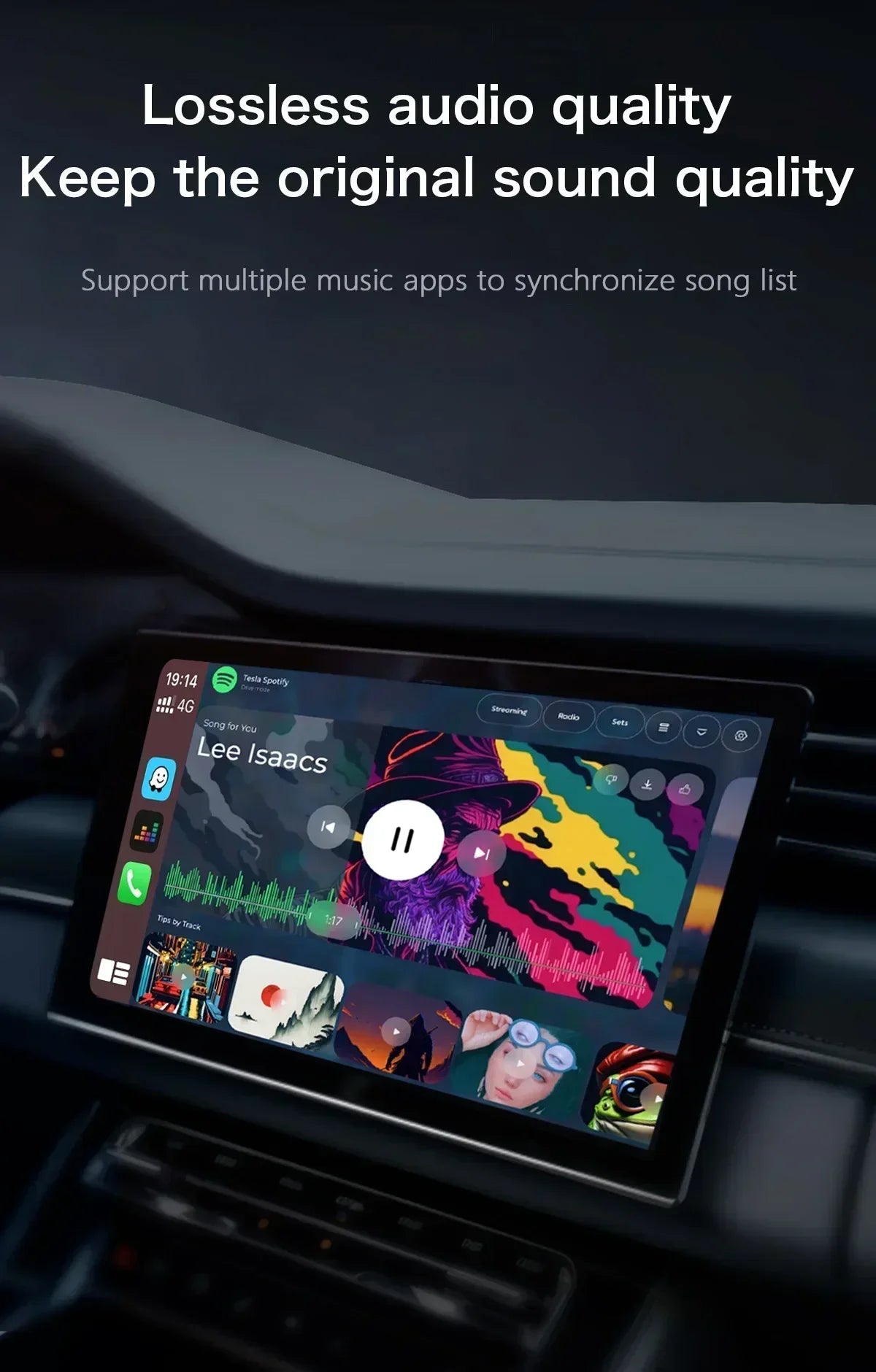 CarPlay Ai Box Wired to Wireless Andriod 12.0 & Carplay & Android Auto 3In1 Car Smart Multimedia Box Built-in Youtube Nexflit