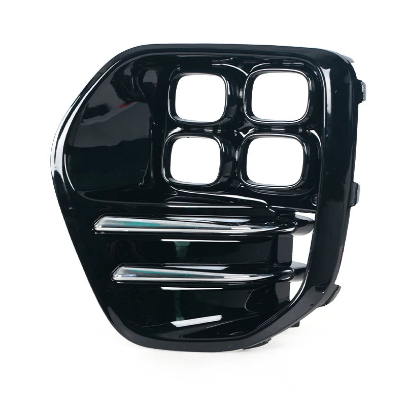 Frront Bumper Fog Light Cover Grille For KIA Sportage GT LINE MK4 2016 2017 2018 Headlight Shade Bright Black Car Accessories