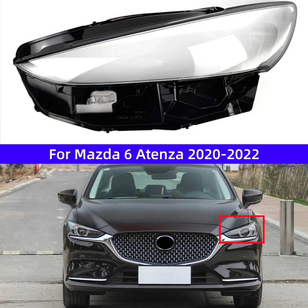 For Mazda 6 Atenza 2020 2021 2022 Cars Accessories Replace A Transparent PC Lights Shell Headlamp Cover