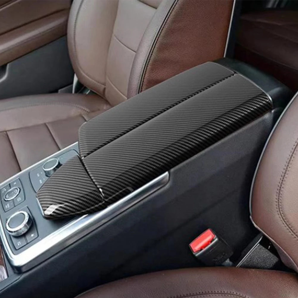 غطاء لوحة صندوق مسند الذراع عالي الأداء لسيارة مرسيدس بنز ML350 X166 W166 يعزز وظائف سيارتك