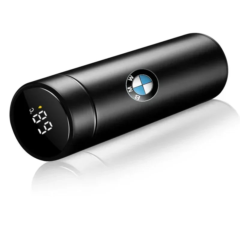 ترمس ذكي للسيارة مع عرض درجة الحرارة وكوب قهوة مناسب لسيارات BMW F20 F40 F22 F30 E90 F32 F10 F06 F07 F46 M3 M4 M5 E60 Z4 G20
