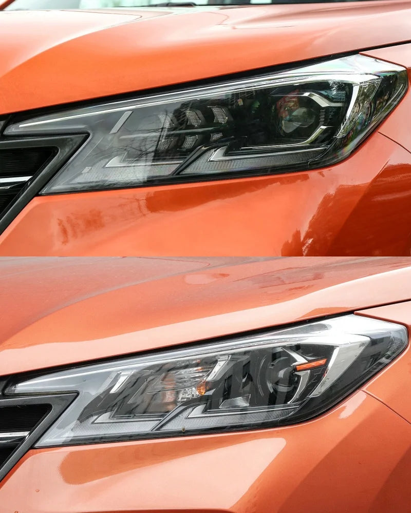 ل Changan CS15 2019 2020 2021 سيارة شفافة عاكس الضوء غطاء المصباح الأمامي نظارات عاكس الضوء غطاء المصباح الأمامي غطاء العدسة