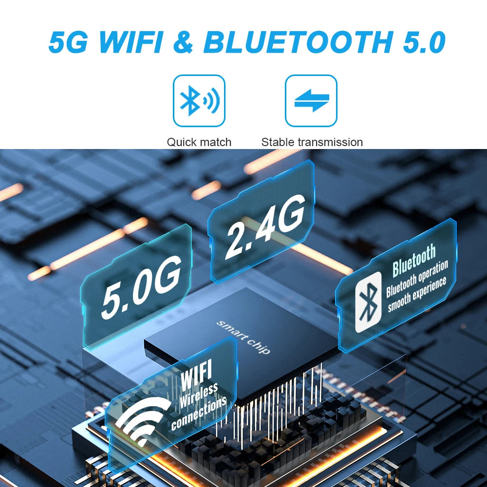 2025New Wired to Wireless Carplay Android Auto 2in1 Mini Adapter Dongle Auto Connect Plug&Play Bluetooth WiFi Universal Mini Box